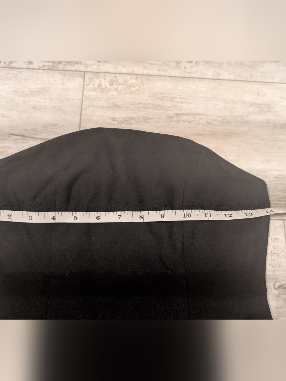Women’s Black Strapless Bubble Hem Mini Dress - Picture 7 of 8